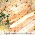 Lenguado con salsa cremosa con Thermomix