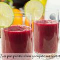 Zumo para prevenir catarros y costipados con thermomix