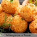 Bolitas de parmesano con Thermomix