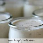 Yogur de regaliz con Thermomix