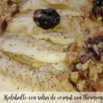 Rodaballo con salsa de vermut con thermomix