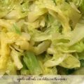 Repollo salteado con chiles con Thermomix