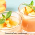 Mousse de melocot&oacute;n con Thermomix