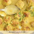 Alb&oacute;ndigas al curry con olla GM