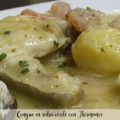 Congrio en salsa verde con Thermomix