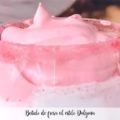 Batido de fresa al estilo Dalgona