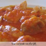 Lomo con tomate con olla GM