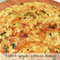 Tortilla de espaguetis o frittata con Thermomix