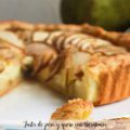 Tarta de pera y queso con thermomix