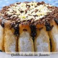Charlota de chocolate con Thermomix