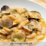 Fabes con almejas con olla GM