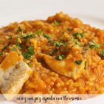 Arroz con pez espada con Thermomix