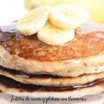 Tortitas de avena y pl&aacute;tano con thermomix