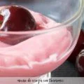 Mousse de cerezas con Thermomix