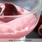 Mousse de cerezas con Thermomix