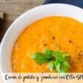 Crema de patata y zanahoria con Olla GM
