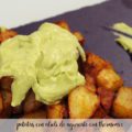 patatas con alioli de aguacate con thermomix