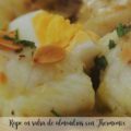 Rape en salsa de almendras con Thermomix