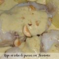 Rape en salsa de puerros con Thermomix