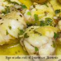 Rape en salsa verde al Varoma con Thermomix