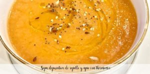 Pulire la zuppa di cavolo e sedano con il Bimby