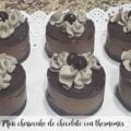 Mini chessecake de chocolate con thermomix