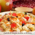 Ensalada de manzana navide&ntilde;a con thermomix