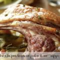 Cordero a las finas hierbas con freidora de aire - airfryer