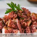 Pulpo en salsa a la cerveza con Thermomix