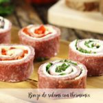 Brazo de salami con thermomix