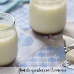 Flan de quesitos con thermomix