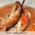 Perdices confitadas con thermomix