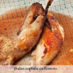 Perdices confitadas con thermomix