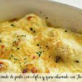Gratinado de pasta con coliflor y queso ahumado con Thermomix