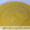 papilla de pollo y arroz para bebes con thermomix