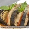 Berenjenas rellenas de mozarella y tomate con freidora de aire - air fryer