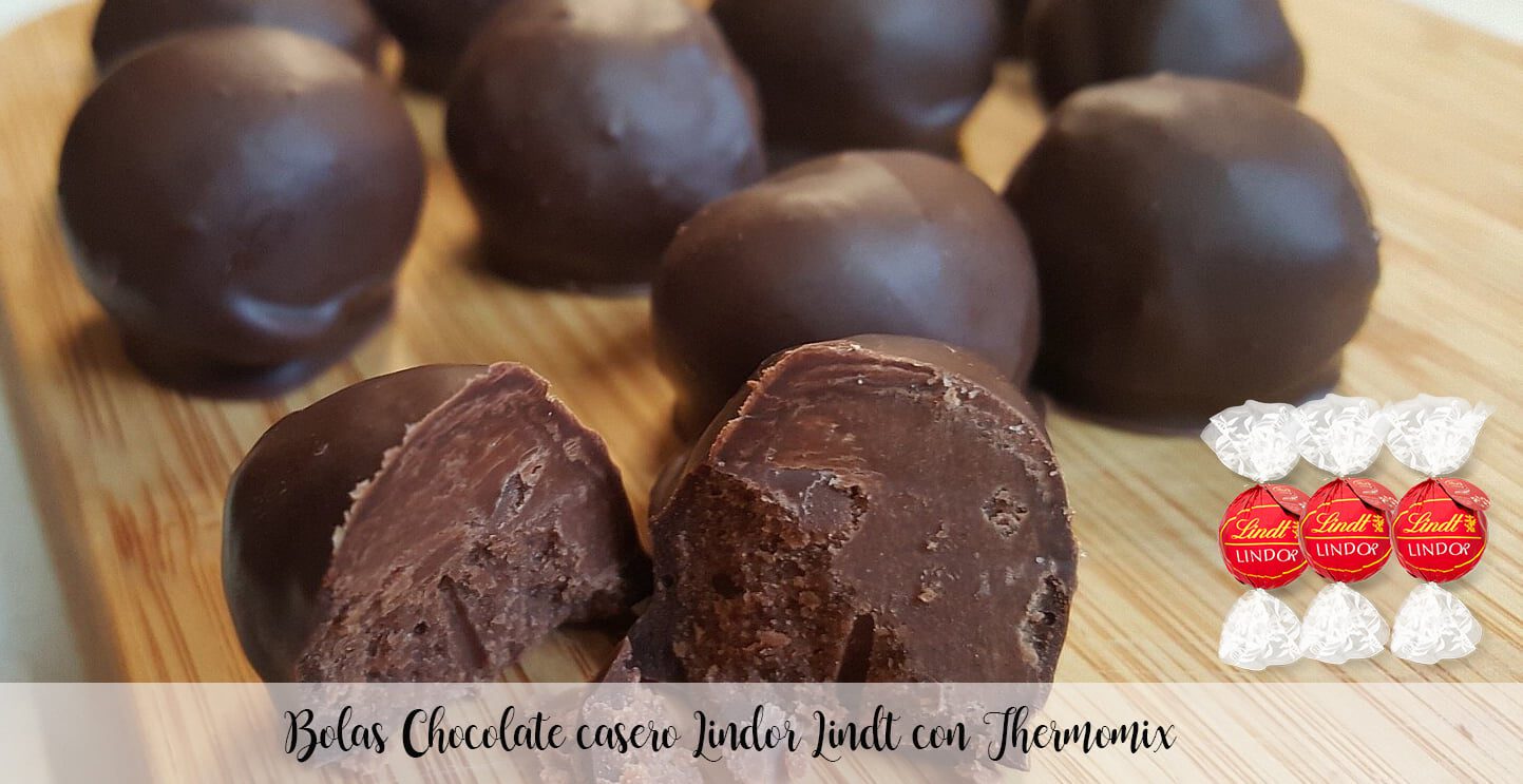 Palline di cioccolato fatte in casa Lindor Lindt con Bimby