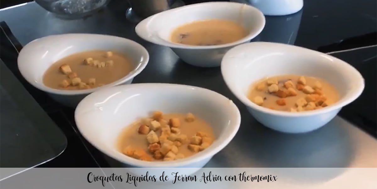 Crocchette liquide Ferran Adria con Bimby Crocchette liquide Ferran Adria con Bimby