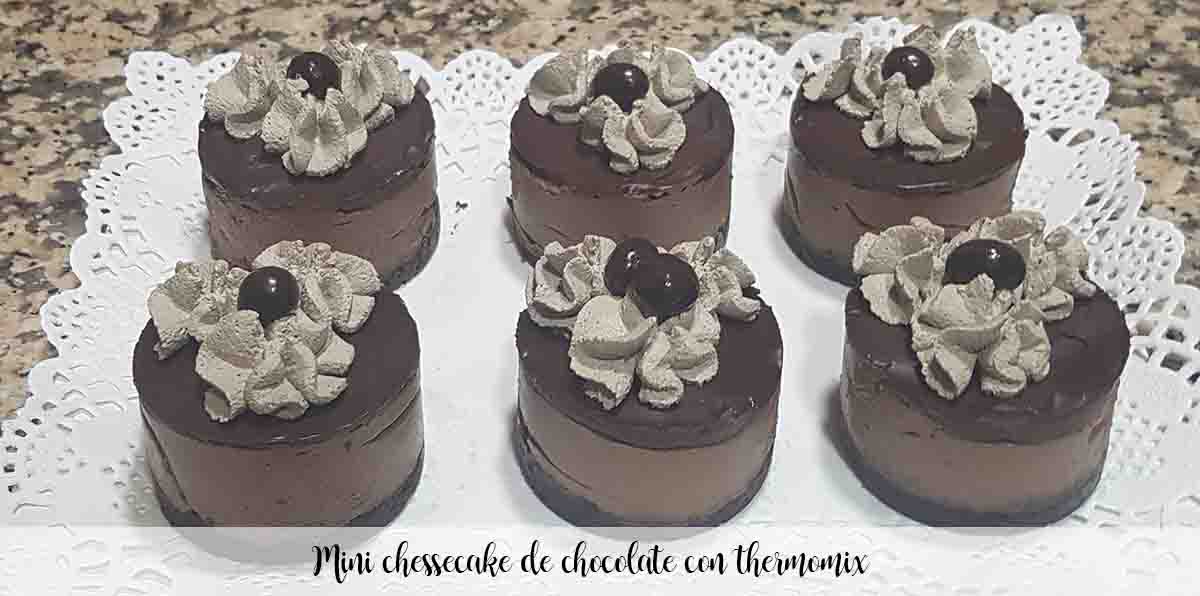 Mini cheesecake al cioccolato con Bimby Mini cheesecake al cioccolato con Bimby