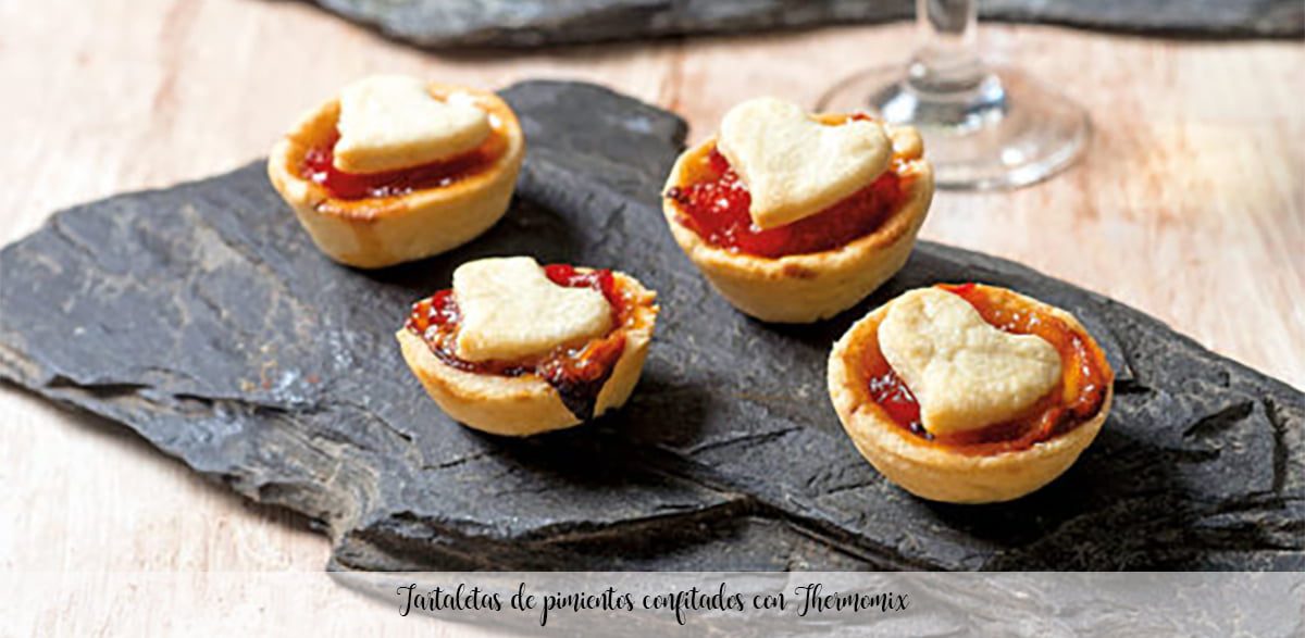 Tartellette di peperoni canditi con Bimby Tartellette di peperoni canditi con Bimby