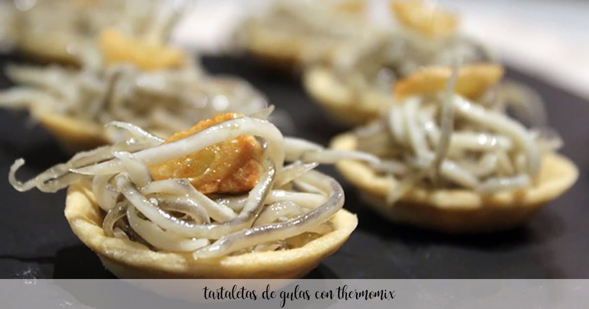 tortine di anguilla con aglio e salmone affumicato con Bimby