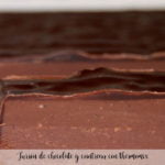 Turr&oacute;n de chocolate y cointreau con thermomix