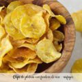 Chips de pl&aacute;tano con freidora de aire - airfryer