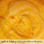papilla de lentejas y verduras para bebes con Thermomix