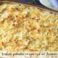 Verduras gratinadas con queso azul con Thermomix