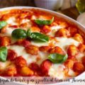 &Ntilde;oquis de tomate y mozzarella al horno con Thermomix