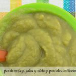 pure de merluza, judias y calabaza para bebes con thermomix