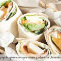 Wrap de espinacas con queso cremoso y salm&oacute;n con Thermomix