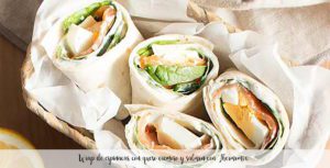 Wrap di spinaci con crema di formaggio e salmone con Bimby