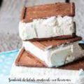 Sandwich de helado mantecado con thermomix